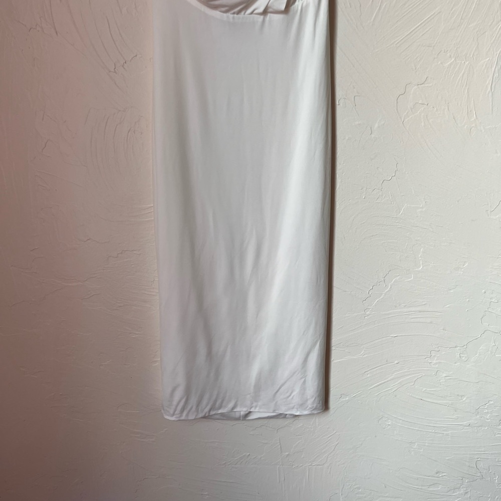 NWT House of CB Samara white drape front dress size S - Picture 4 of 10